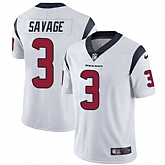 Nike Houston Texans #3 Tom Savage White NFL Vapor Untouchable Limited Jersey,baseball caps,new era cap wholesale,wholesale hats
